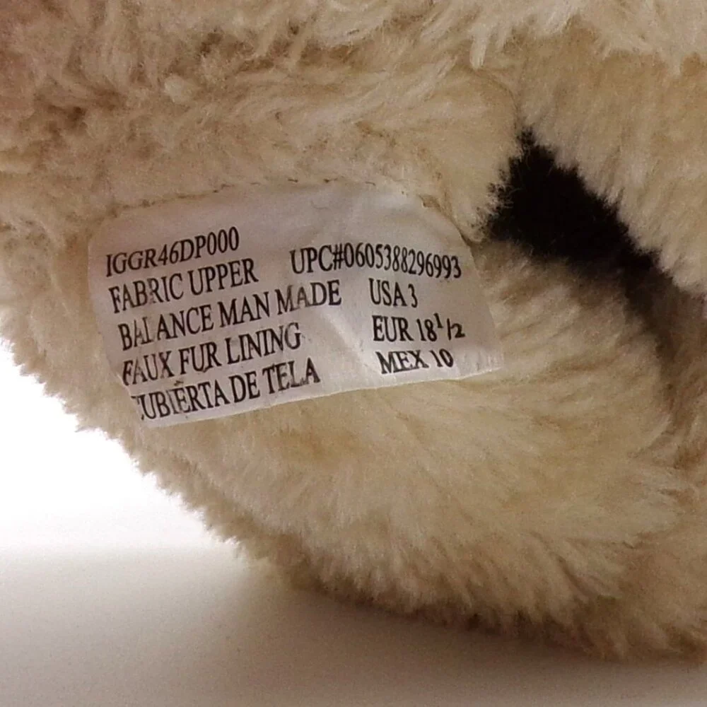 Garanimals Toddler Brown Boots Sz 3 Faux Suede Fur Lined Heart Buckle Play READ
